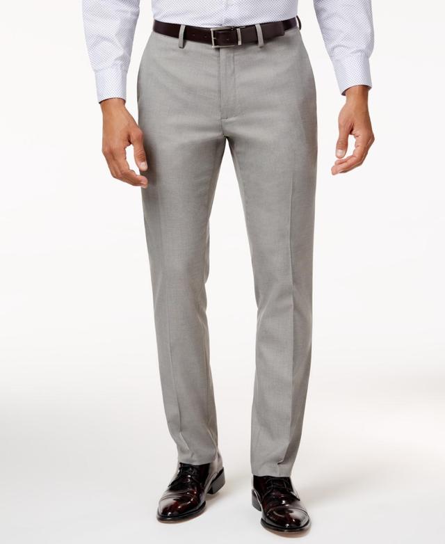 Kenneth Cole Reaction Mens Slim-Fit Stretch Dress Pants, Created for Macys Product Image