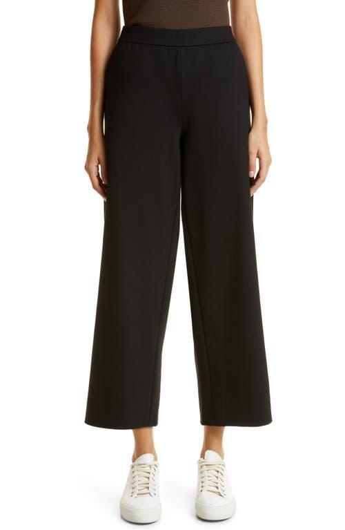 Eileen Fisher High Waist Wide Leg Ponte Pants Product Image