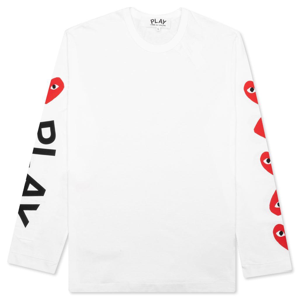 Multi Heart L/S - White Male Product Image