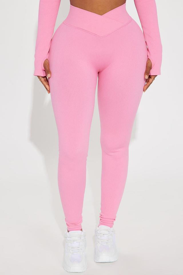 Namaste Seamless Active Leggings - Hot Pink Product Image