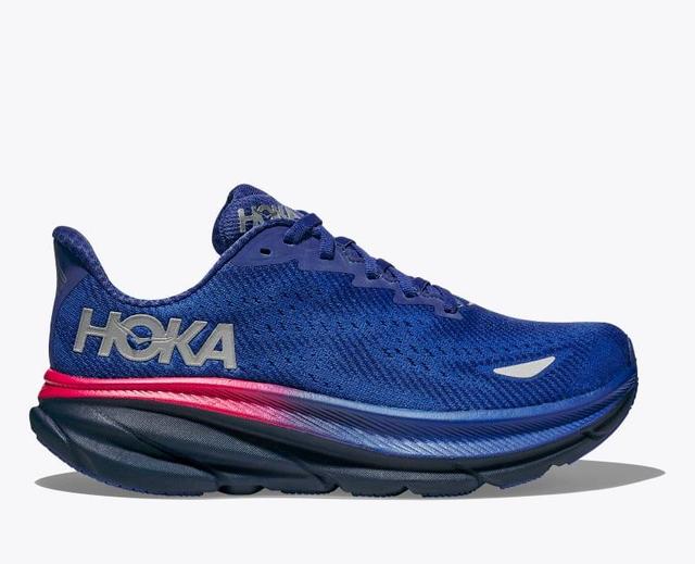 HOKA Mens Clifton 9 GTX Shoes in Dazzling Blue/Evening Sky, Size 7.5 Product Image