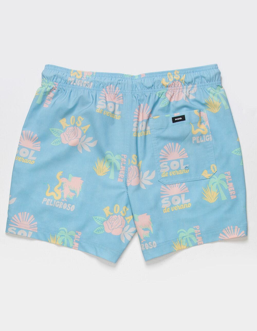 RSQ Mens Baja 5" Swim Shorts Product Image