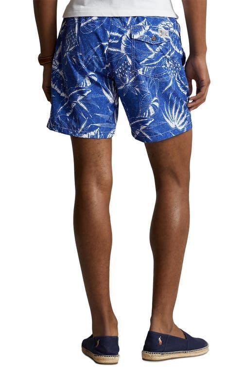 Men's 5.75-inch Hoffman Print Swim Trunks In Ocean Breeze Floral Product Image