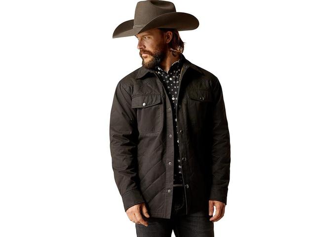 Ariat Grizzly Shirt Jacket Men's Short Sleeve Knit Product Image