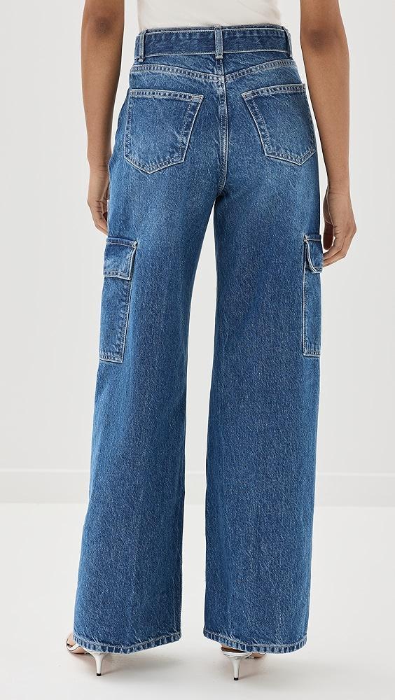 Reformation Cary Belted Cargo High Rise Slouchy Jeans | Shopbop Product Image