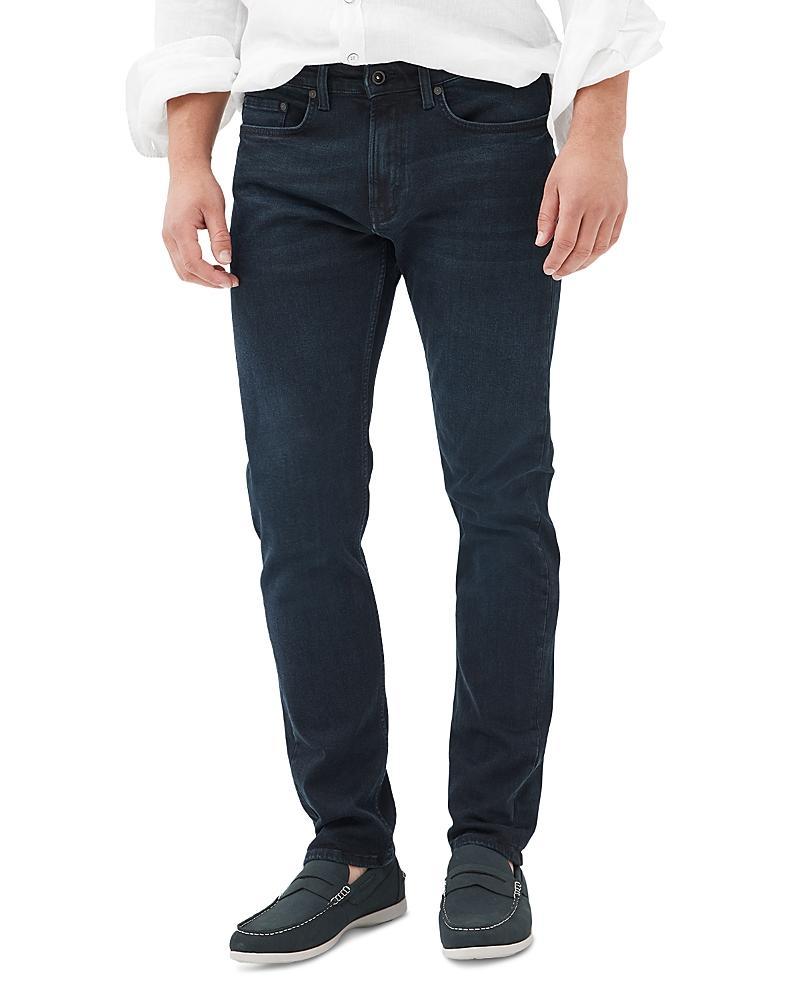 Mens Weston Slim Leg Stonewash Denim Jeans Product Image