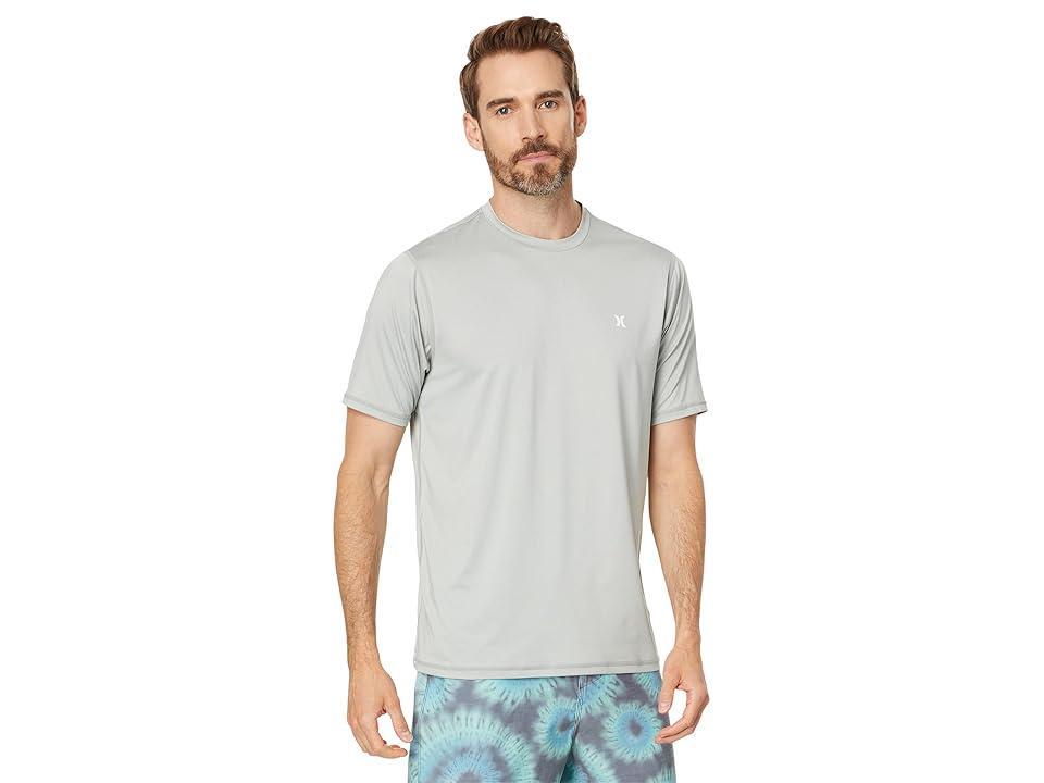 Hurley Everyday Hybrid Upf Short Sleeve Tee (Lt. Stone Grey) Men's Swimwear Product Image