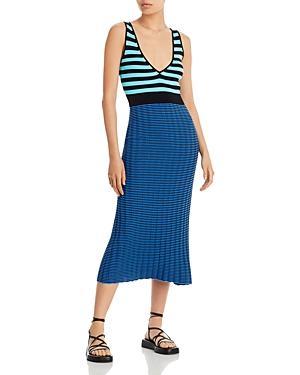 Proenza Schouler White Label Slinky Stripe Tank Dress Product Image