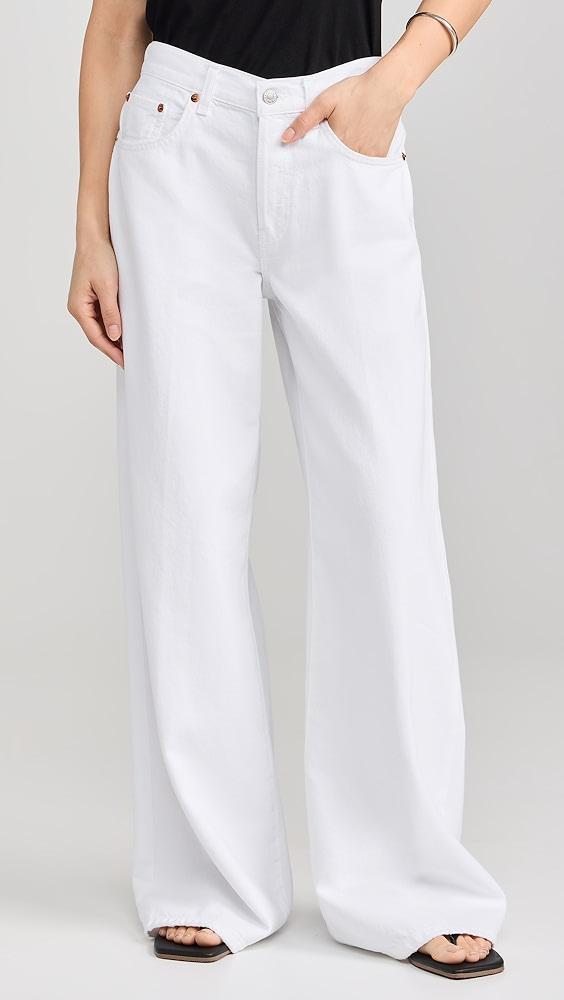 RE/DONE Mid Rise Palazzo Jeans | Shopbop Product Image