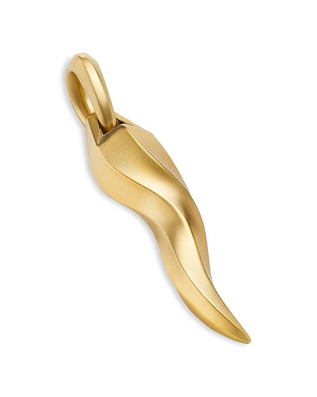 Men's Cornicello Amulet in 18K Gold, 30mm Product Image