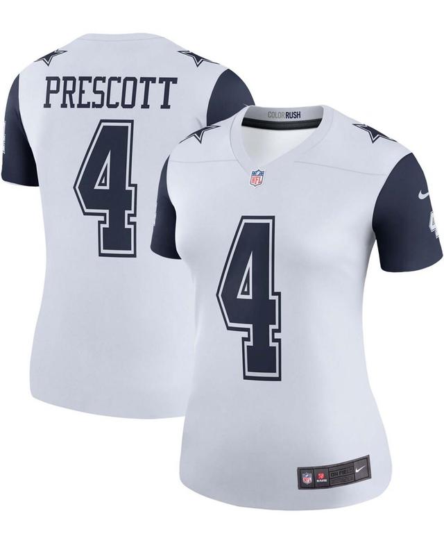 Womens Dak Prescott White Dallas Cowboys Color Rush Legend Player Jersey - White Product Image