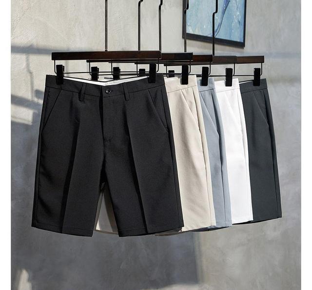 Plain Dress Shorts Product Image