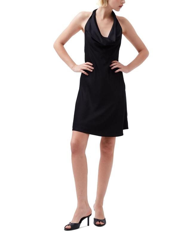 French Connection Womens Ennis Satin Halter Dress Product Image