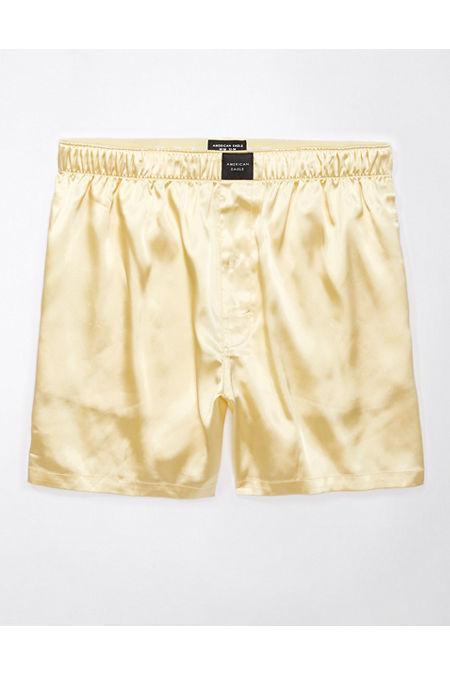 AEO Mens Solid Satin Pocket Boxer Short Men's Product Image