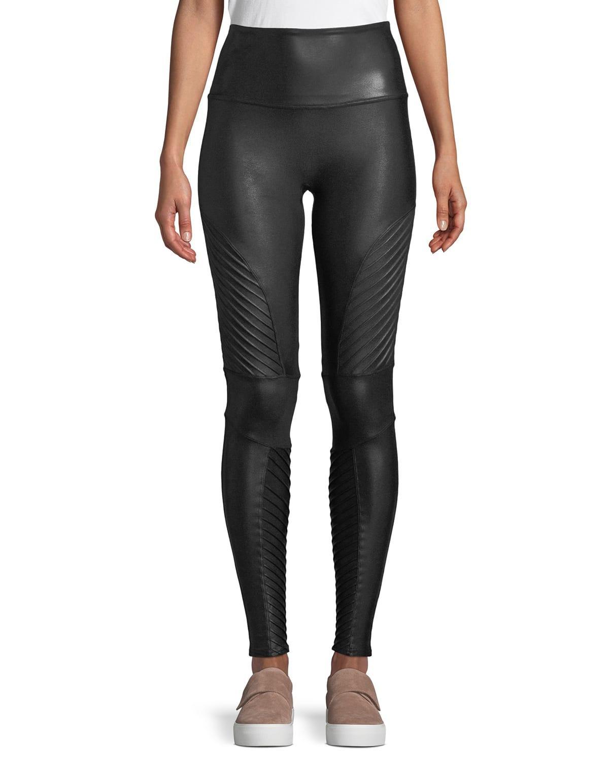 Spanx Moto Faux Leather Leggings Product Image