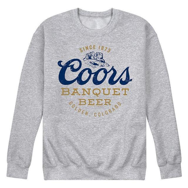 Mens Coors Banquet The Legend Fleece Sweatshirt Grey Gray Product Image