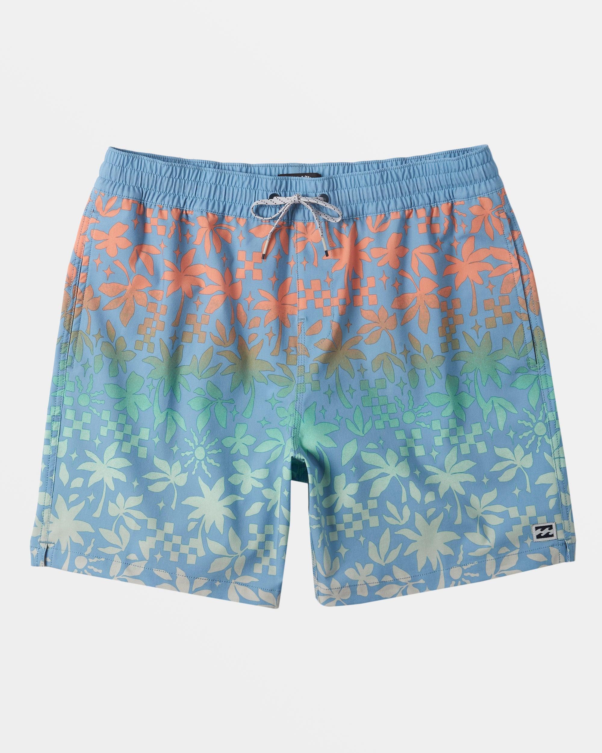 Good Times Layback 16" Swim Trunks - Coastal Blue Male Product Image