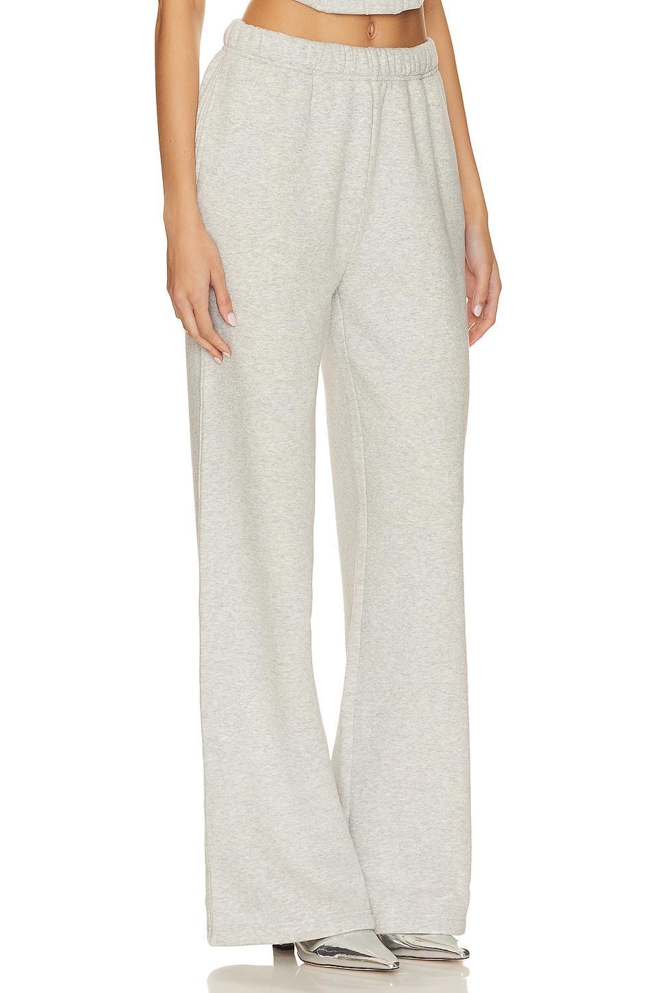 Brushed Fleece Wide Leg Pant Good American Product Image