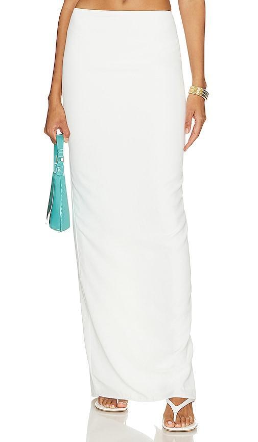 Lovers and Friends Imani Maxi Skirt in White. Product Image