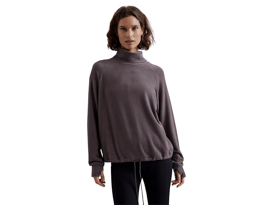 Varley Portland High Neck Midlayer (Crystal Grey) Women's Clothing Product Image