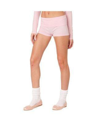 Edikted Womens Meg Fold Over Shorts Product Image