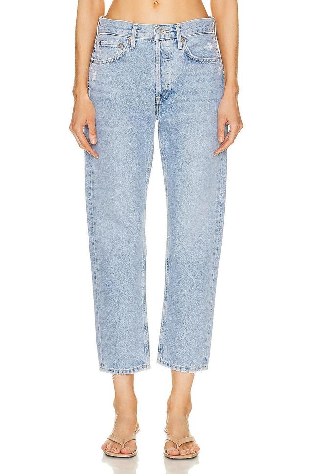 AGOLDE Parker High Waist Crop Relaxed Straight Leg Jeans Product Image