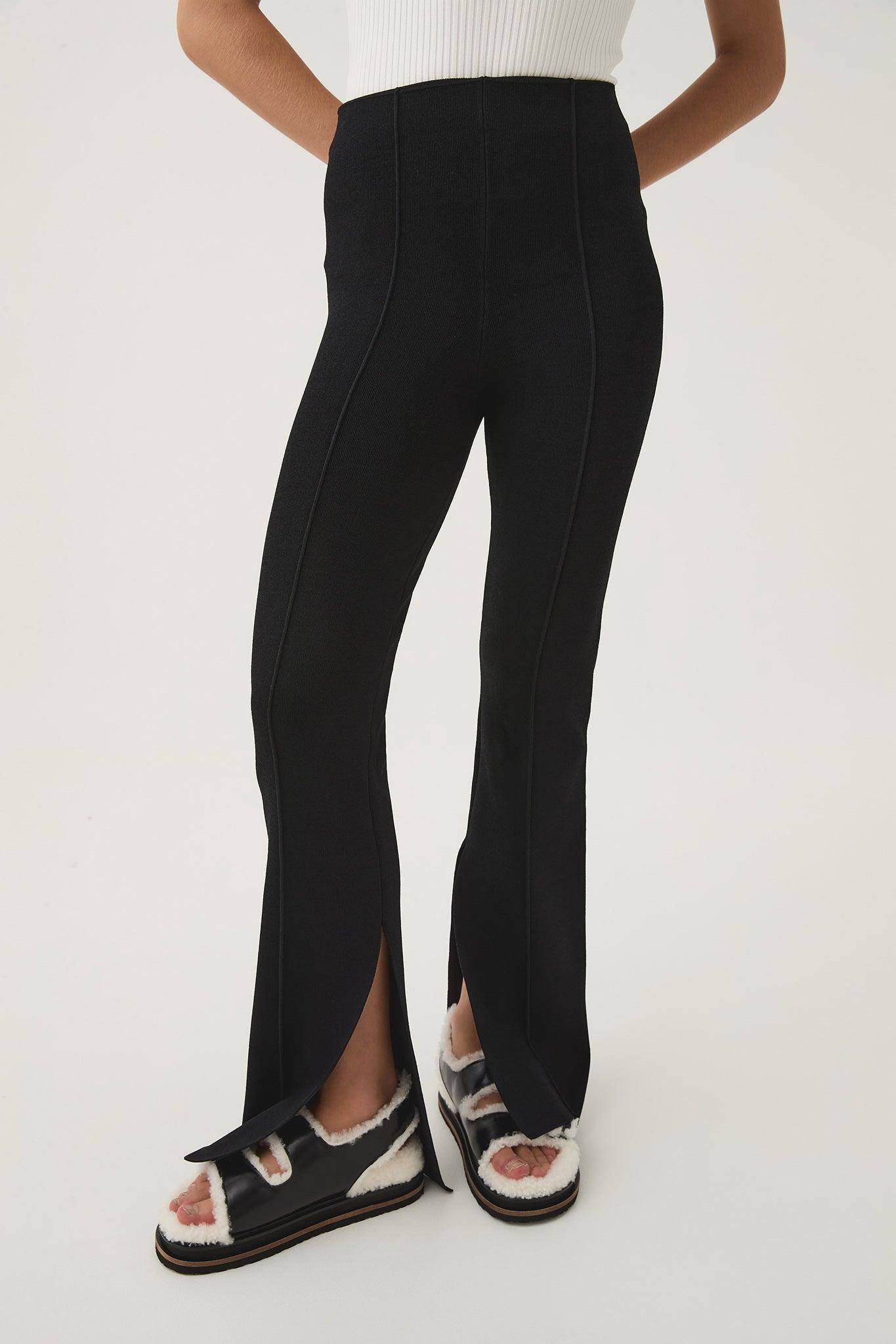 Isobel Split Hem Knit Pant Product Image