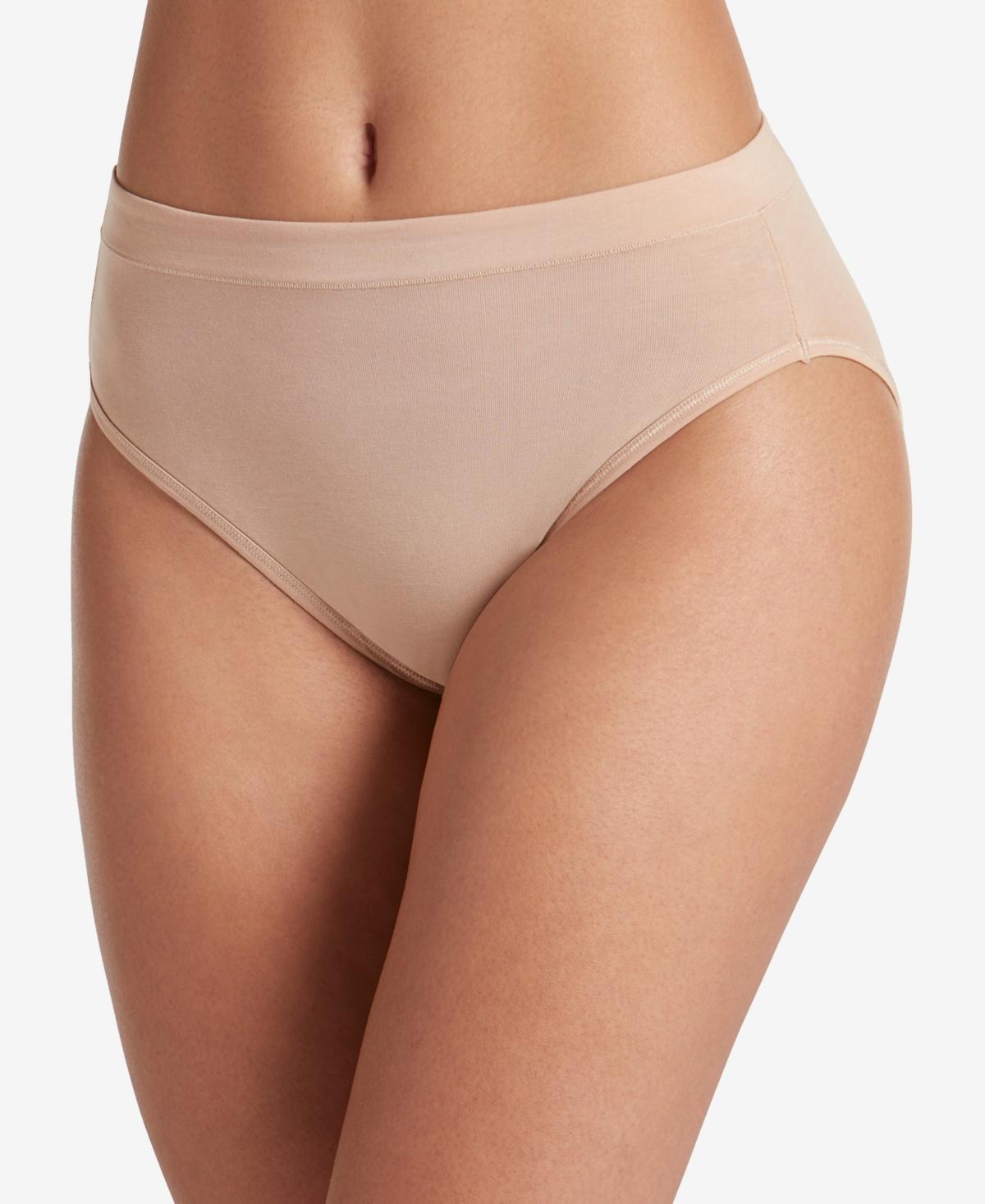 Womens Jockey Cotton Stretch Hi-Cut Panty 1555 Product Image