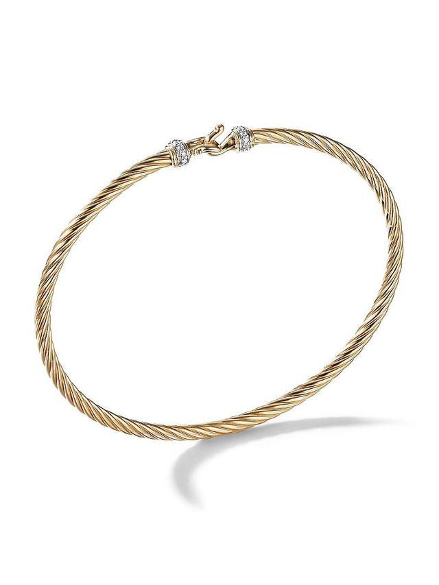 Womens Buckle Bracelet in 18K Yellow Gold Product Image