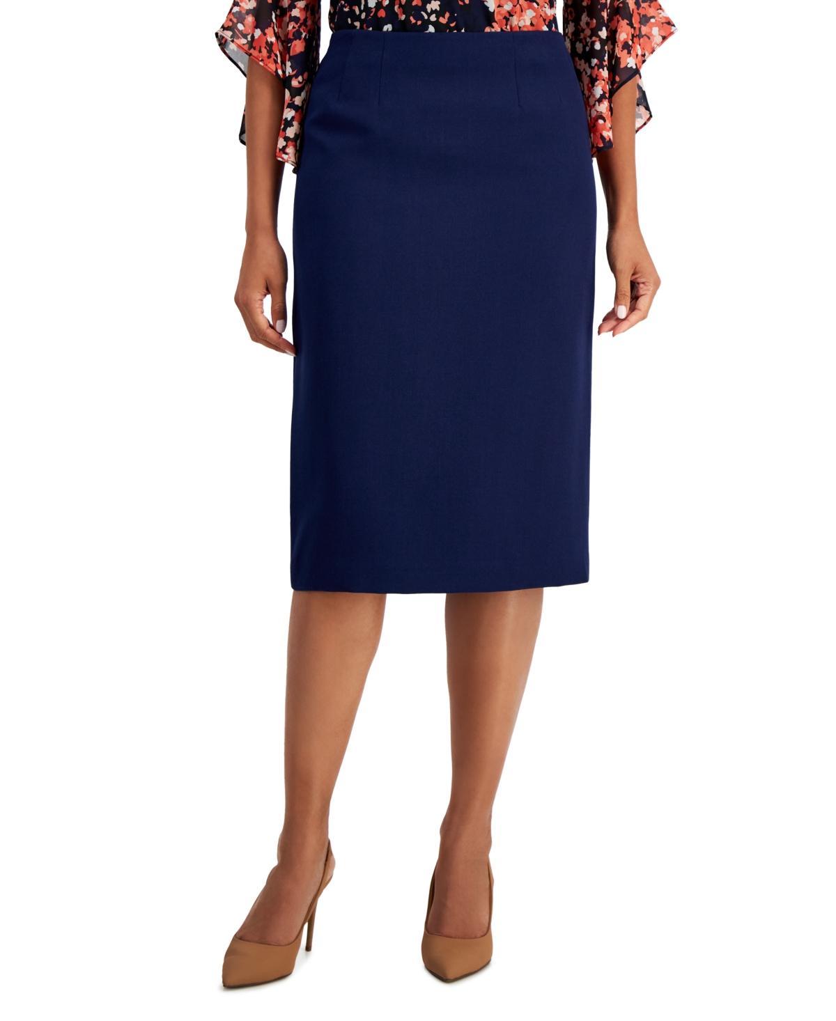 Kasper Petite Pencil Midi Skirt Product Image