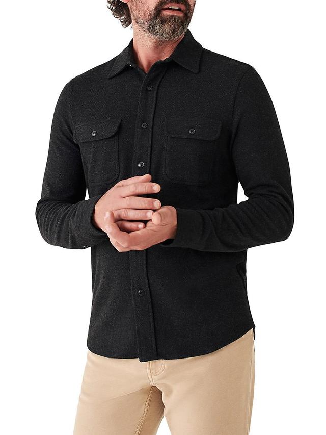 Mens Legend Knit Button-Up Shirt Product Image