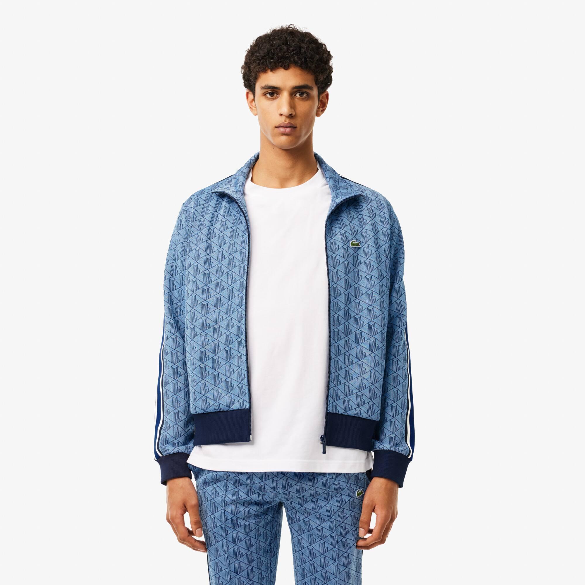 Paris Zip-Up Jacquard Track Jacket Product Image