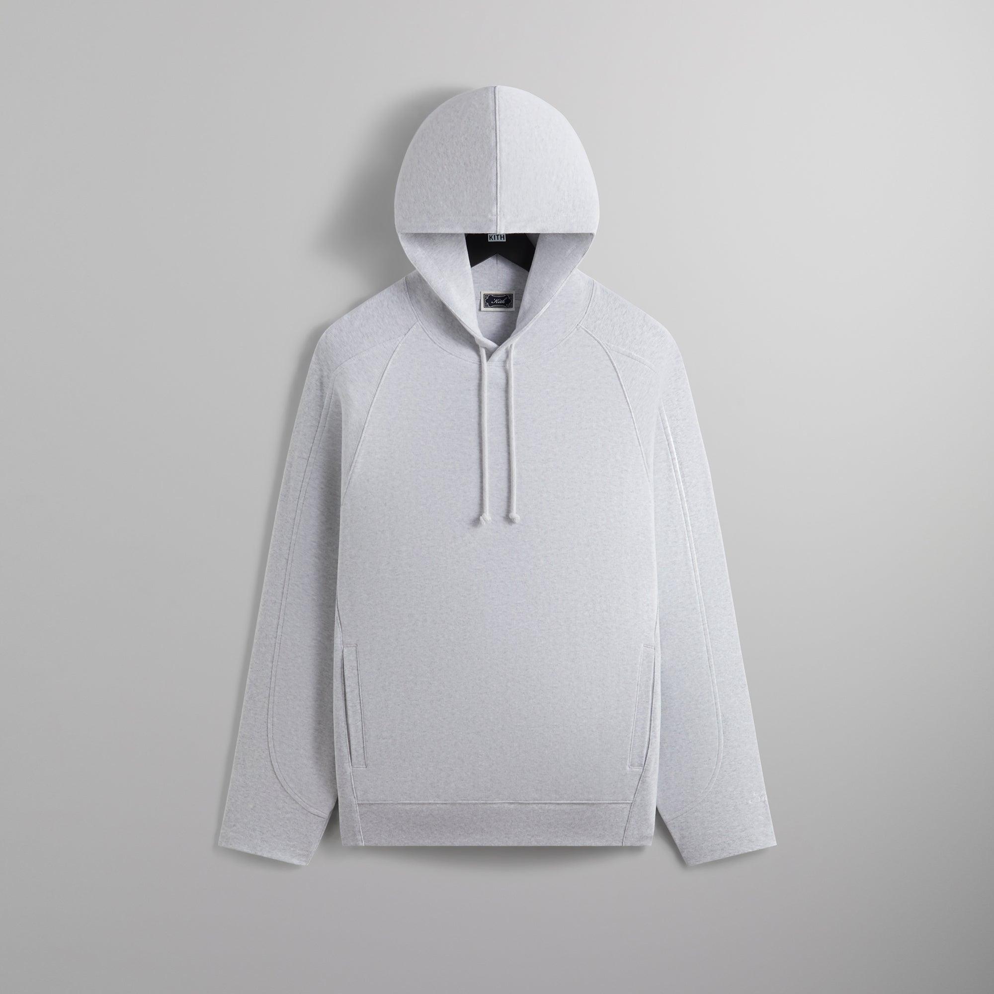 Kith Interlock Bleecker Hoodie - Light Heather Grey Male Product Image