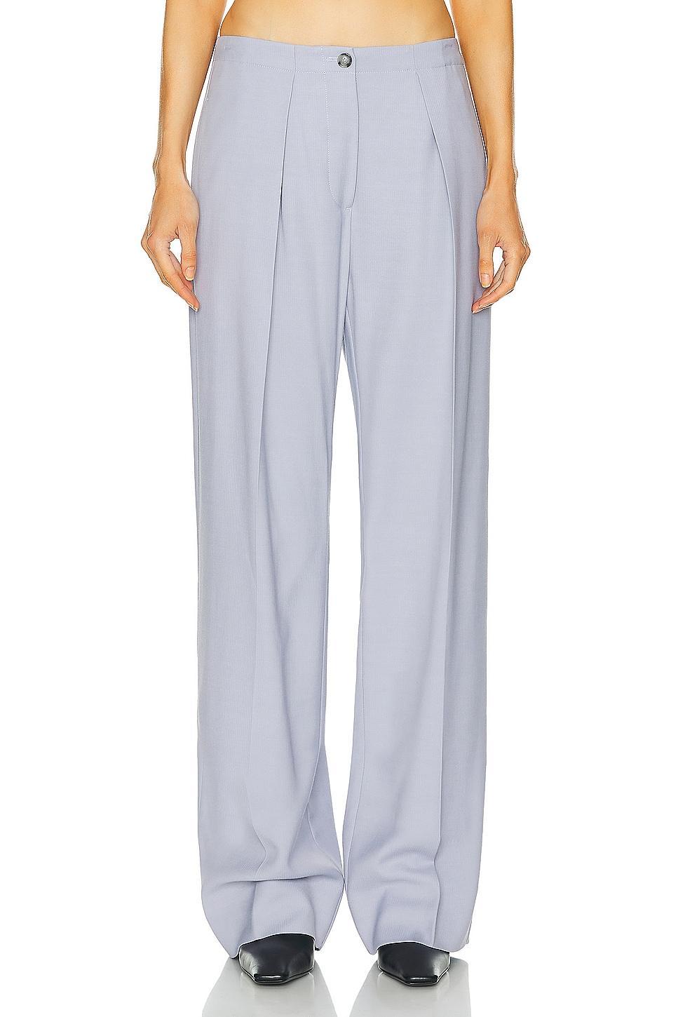 Acne Studios Straight Leg Trouser in Purple Product Image