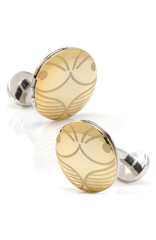 Mens Harry Potter Golden Snitch Locket Cufflinks Product Image