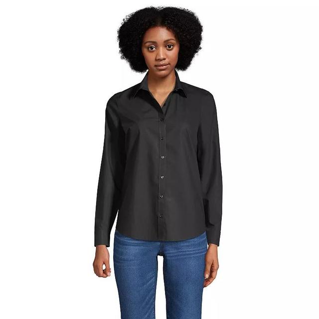 Womens Lands End No-Iron Supima Cotton Shirt Product Image