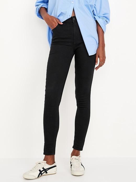 High-Waisted Wow Super-Skinny Jeans Product Image