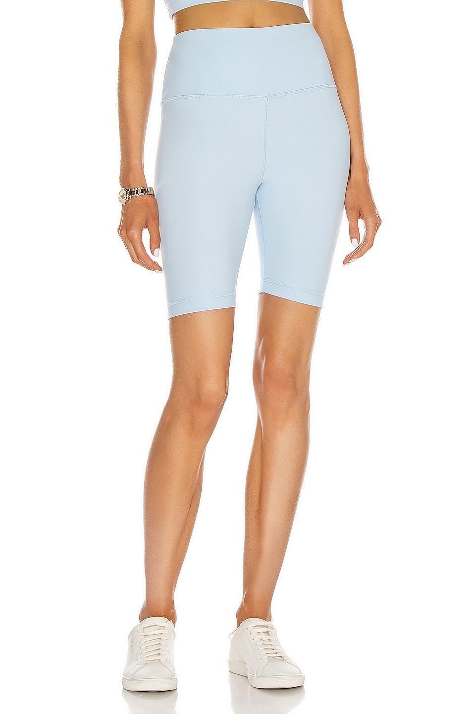 WARDROBE.NYC Bike Short in Blue Product Image