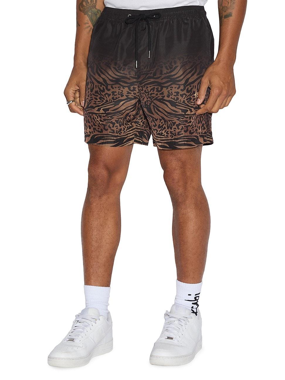 Mens Sinners Animal Drawstring Shorts Product Image