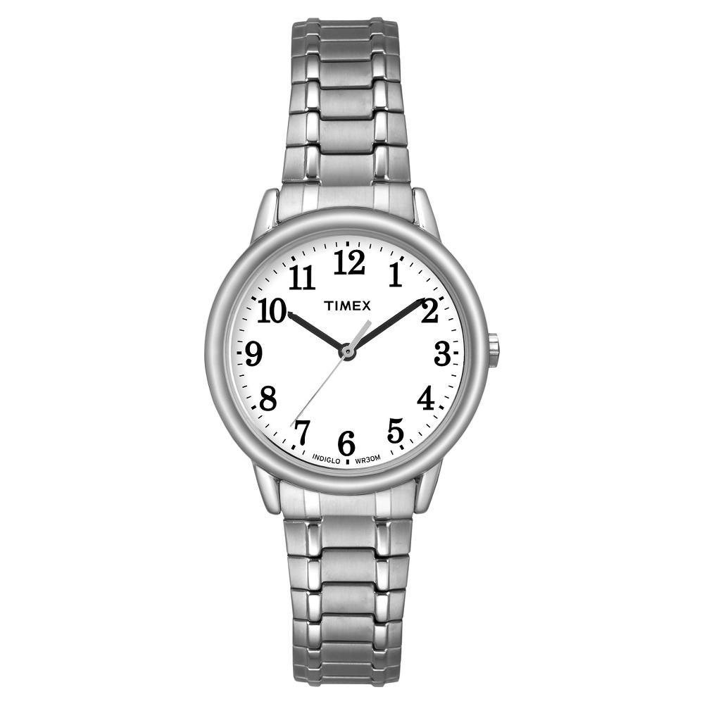 Timex Womens Easy Reader Stainless Steel Expansion Watch - TW2P78500JT Silver Tone Product Image