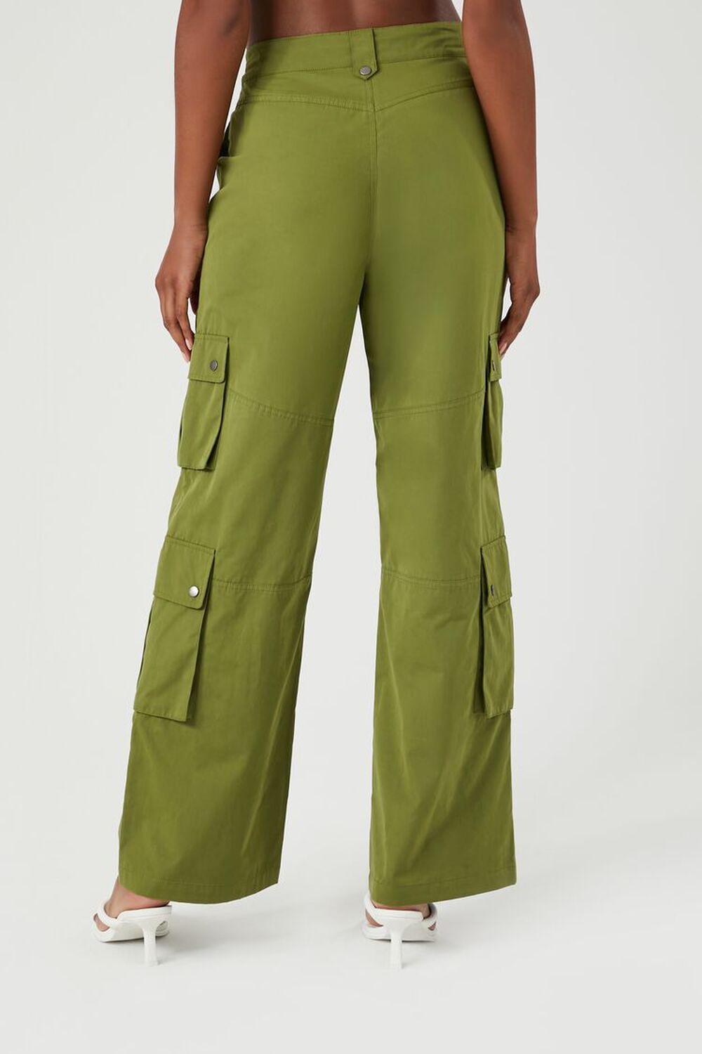 Flare-Leg Cargo Pants | Forever 21 Product Image