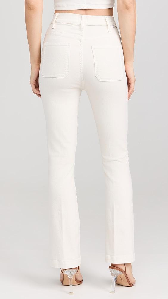 MOTHER The Hustler Patch Pocket Flood Jeans | Shopbop Product Image