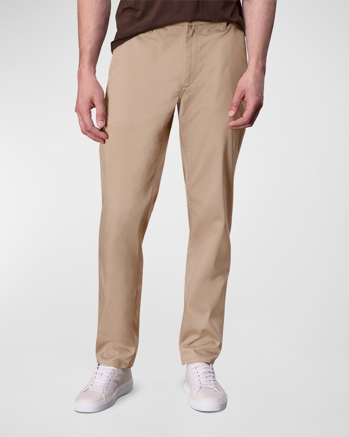 Mens Stretch-Cotton Straight-Leg Chino Pants Product Image