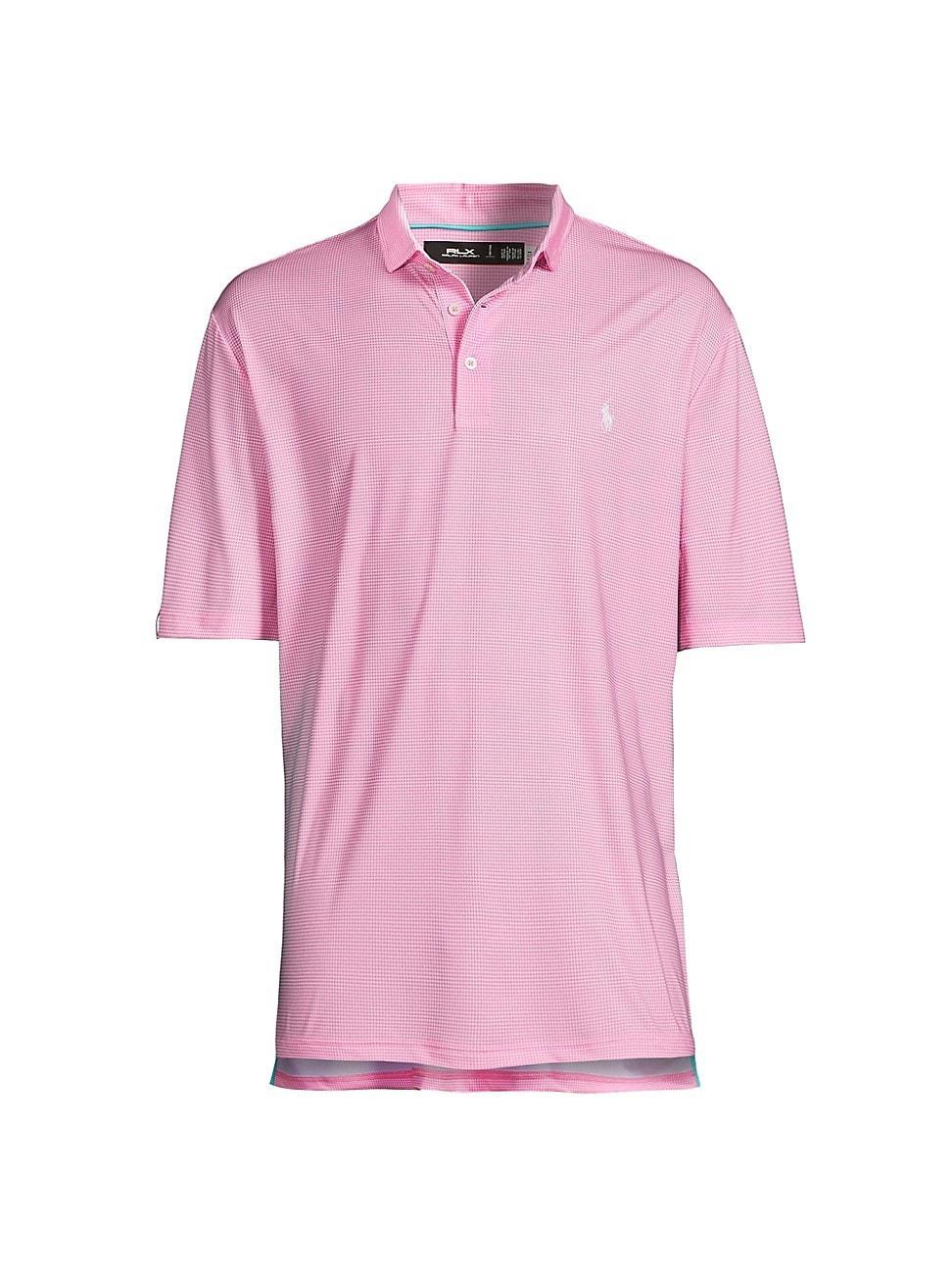 Mens Houndstooth Polo Shirt Product Image