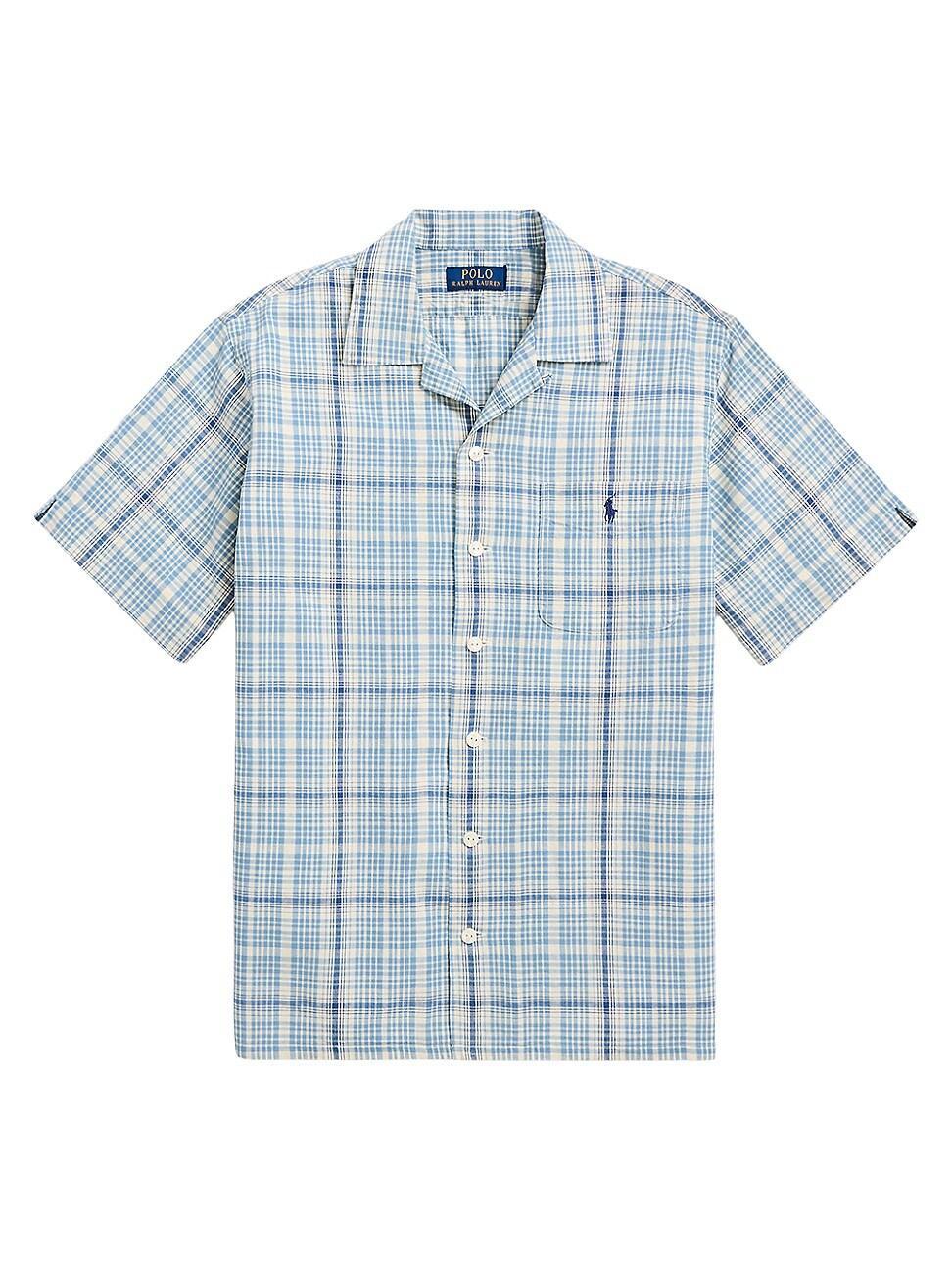 Mens Rustic Plainweave Plaid Sport Shirt Product Image