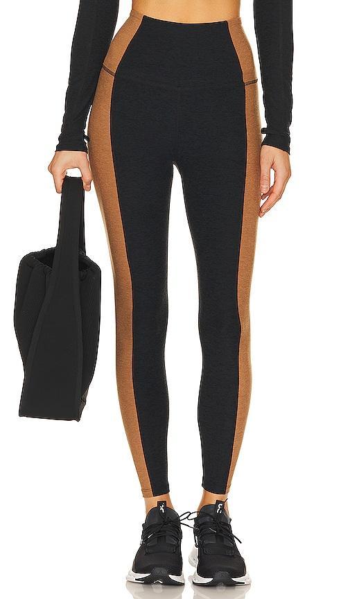 Beyond Yoga Spacedye Vitality Colorblock High Waisted Midi Legging Size XL, XS. Product Image