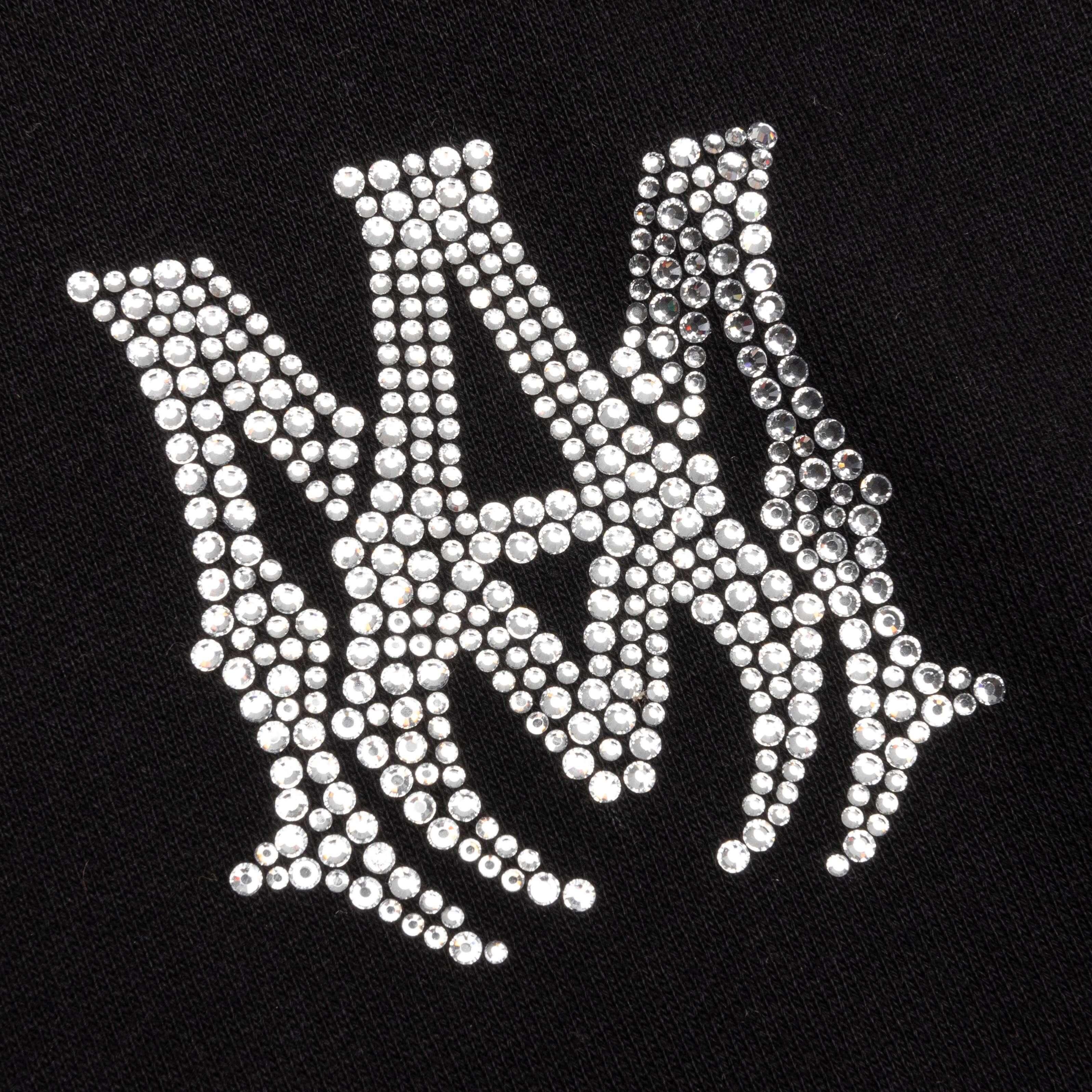 Crystal Embellished MA Hoodie - Black Male Product Image