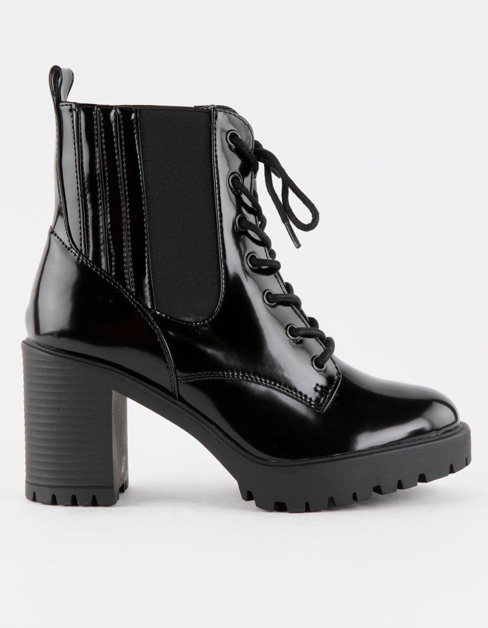 MIA Daryl Lace Up Heel Womens Boots Product Image