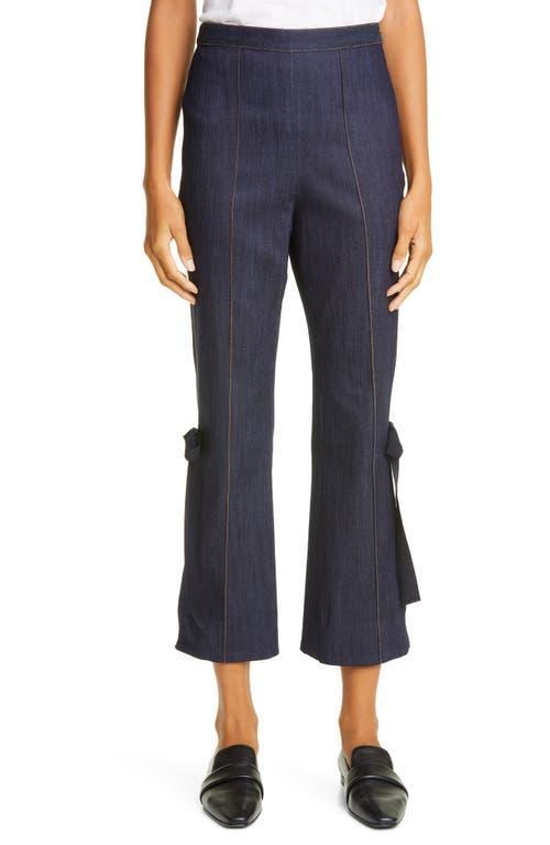 Womens Lou Tied Flare-Leg Jeans Product Image