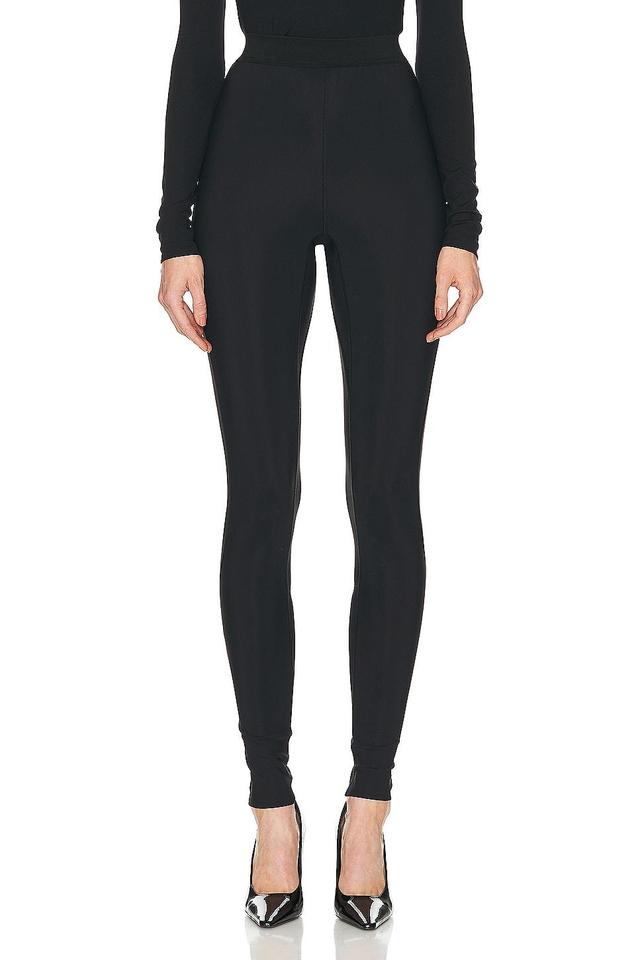 WARDROBE.NYC Bonded Back Zip Legging Product Image